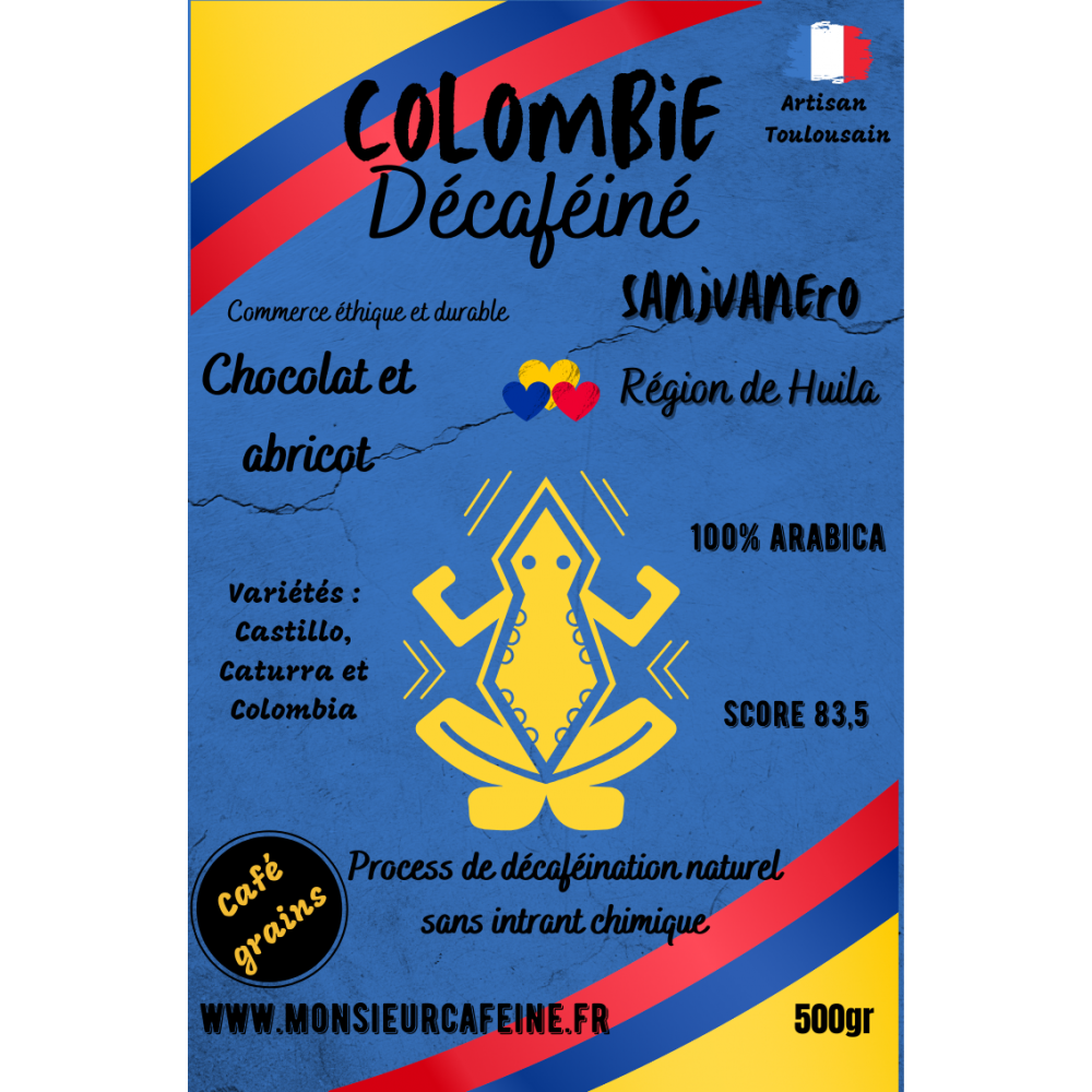 Café de Colombie Décafeiné