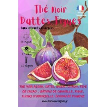 Thé noir dattes, figues