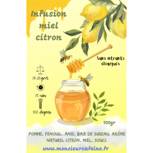 Infusion citron miel